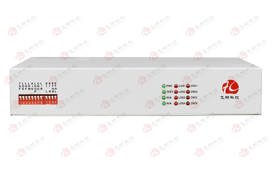 飛暢科技-4E1轉(zhuǎn)1路光以太協(xié)議轉(zhuǎn)換器